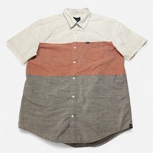 Hurley Men's Tri-Tone Casual button down Shirt